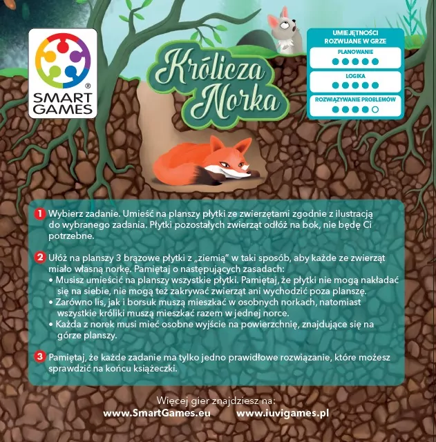 Królicza Norka. Smart Games - tantis.pl