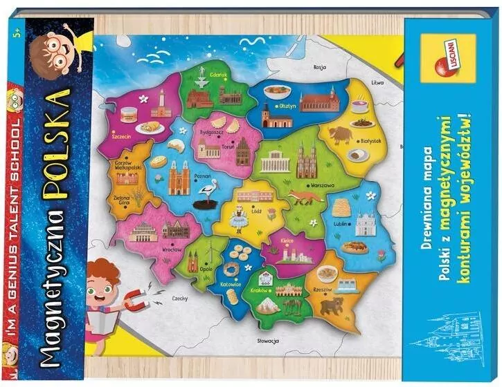 Mapa magnetyczna Polski - tantis.pl