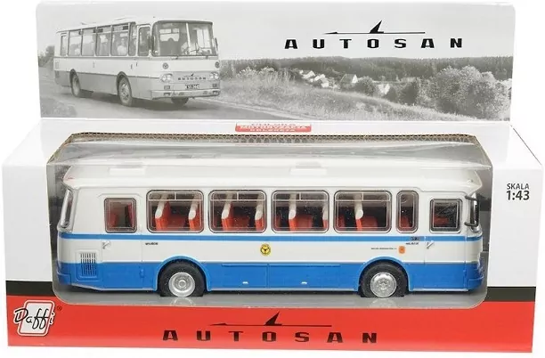 Autobus Autosan niebieski 1:43 - tantis.pl