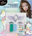 Farbki do twarzy z kalkomanią Unicorn KIDEA - tantis.pl