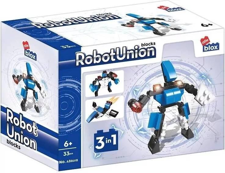 Klocki konstrukcyjne. Robot. 33 elementy - tantis.pl