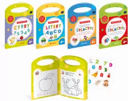 Kolorowanka A4 z nakl. Maluszek poznaje MIX