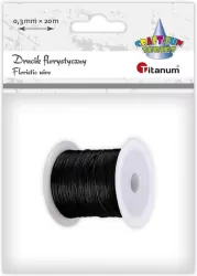 Drucik florystyczny 0,3mm 20m czarny