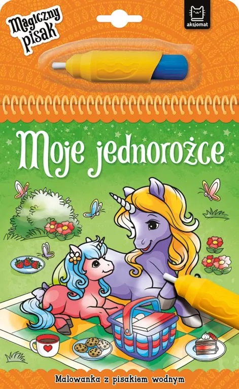 Moje jednorożce. Malowanka z pisakiem wodnym - tantis.pl