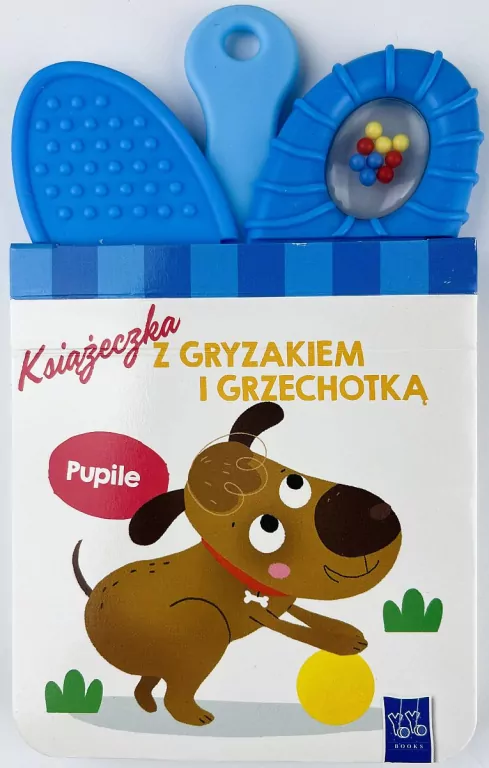 Książeczka z gryzakiem i grzechotką. Pupile - tantis.pl