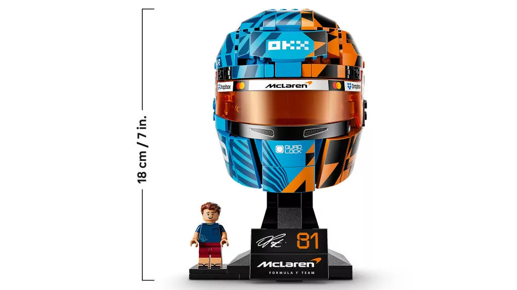 LEGO® Kask Oscar Piastri McLaren Mastercard F1® Team 43017 - tantis.pl