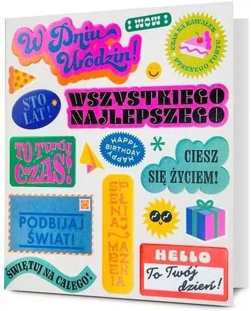 Karnet B6 Urodziny - tantis.pl
