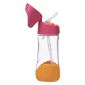 B.Box. Bidon tritanowy ze słomką. 450 ml. Strawberry Shake - tantis.pl