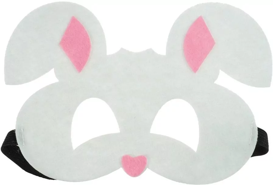 Filcowa maska zwierzątka. Królik - tantis.pl