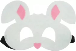 Filcowa maska zwierzątka. Królik