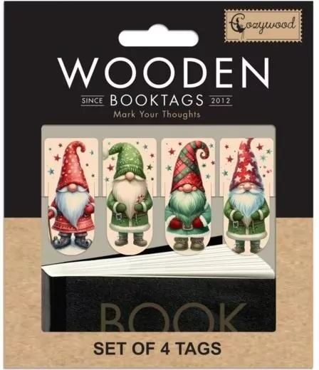 Zakładki drewniane do książki Krasnale - tantis.pl