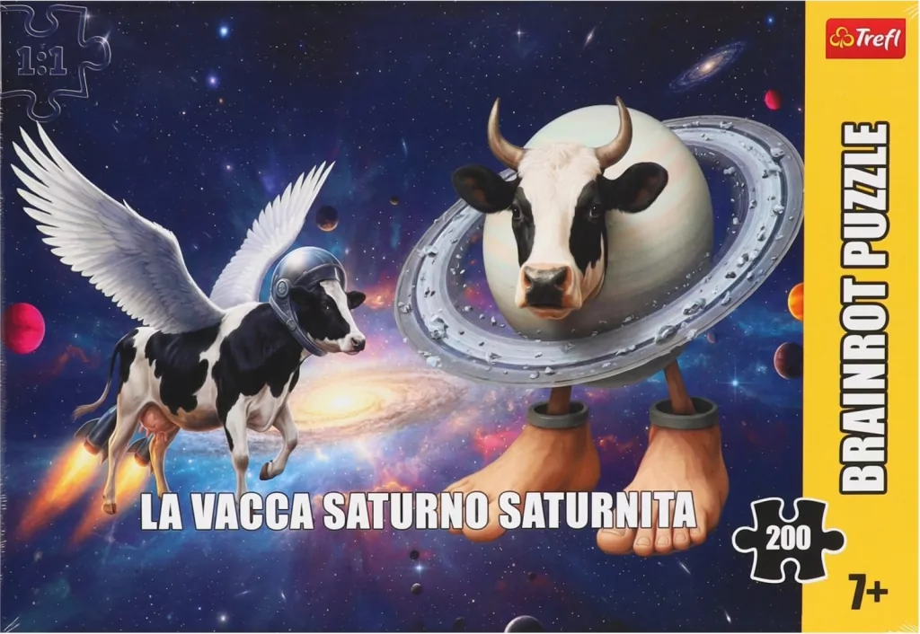Puzzle 200 La Vacca Saturno Saturnita TREFL - tantis.pl
