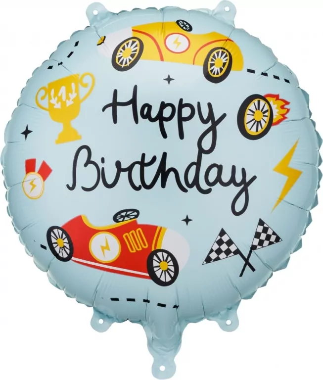 Balon foliowy pastylka Happy Birthday 35x35cm - tantis.pl