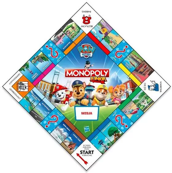 Monopoly Junior. Psi Patrol - tantis.pl
