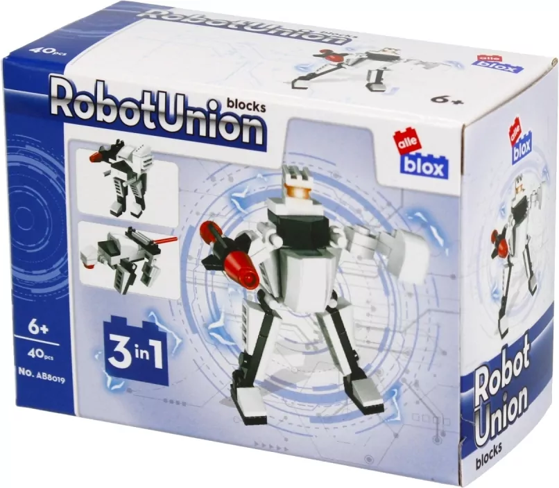 Klocki konstrukcyjne. Robot. 40 elementów - tantis.pl