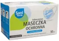 Maseczka jednorazowa trójwarstwowa. Opakowanie, 50 sztuk - tantis.pl