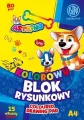 Blok kolorowy barwiony A4/15K 80g Astrino (10szt) - tantis.pl