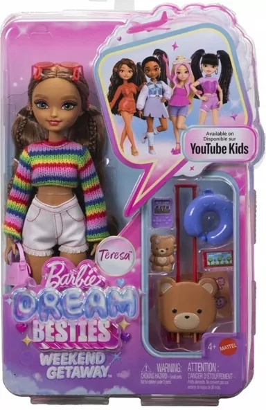 Barbie Dream Besties Weekendowy wyjazd + akcesoria - tantis.pl