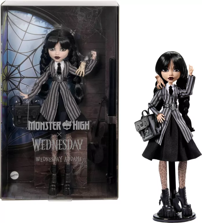 Monster High Lalka Wednesday Addams - tantis.pl