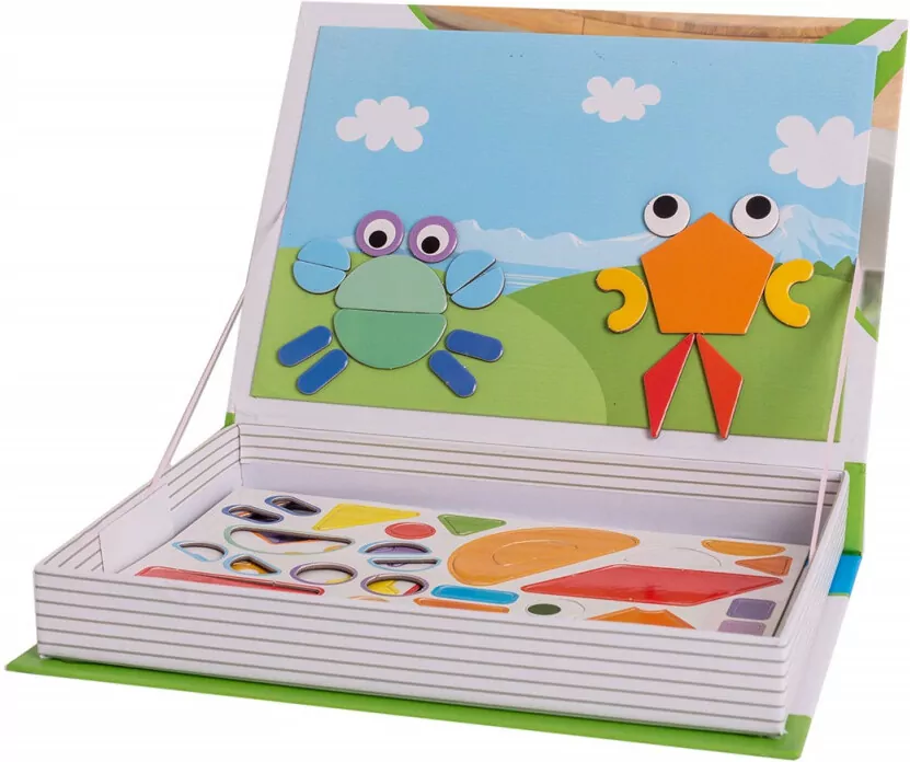 Układanka magnetyczna. Figury geometryczne - tantis.pl