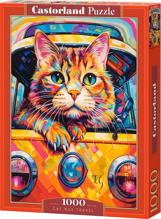 Castor. Puzzle 1000. Cat Bus Travel - tantis.pl