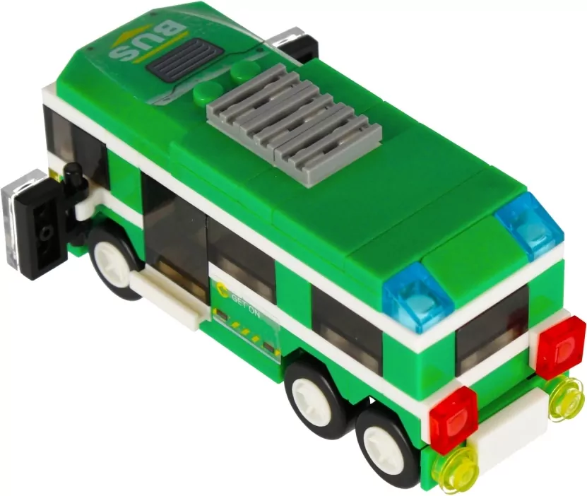 City Vehicles. Autobus. Klocki konstrukcyjne - tantis.pl