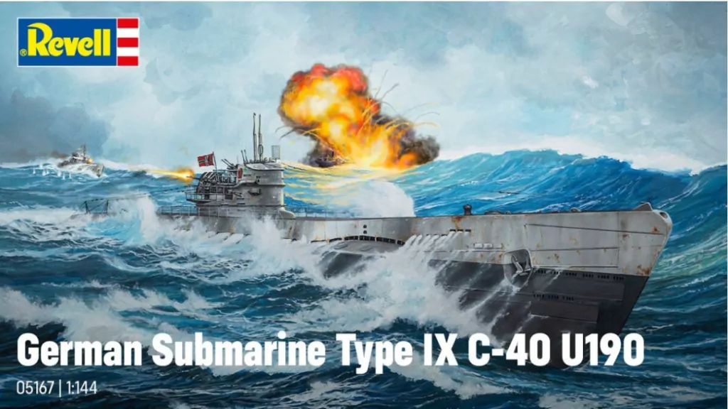 German Submarine Type IX C/40 U190 - tantis.pl