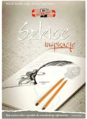 Blok inspiracje. Szkice A4, 20 ARK.,110 G