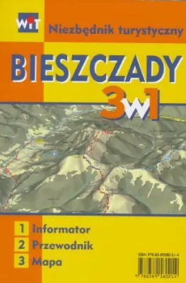 Niezbędnik turystyczny. Bieszczady 3w1