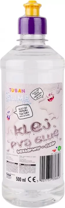 Klej bezbarwny w płynie PVA 500 ml. - tantis.pl