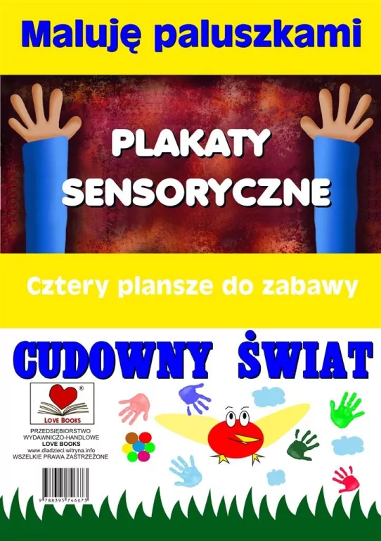 Plakaty sens. Maluję paluszkami. Cudowny świat - tantis.pl