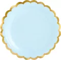 Talerzyki niebieskie 18cm - tantis.pl