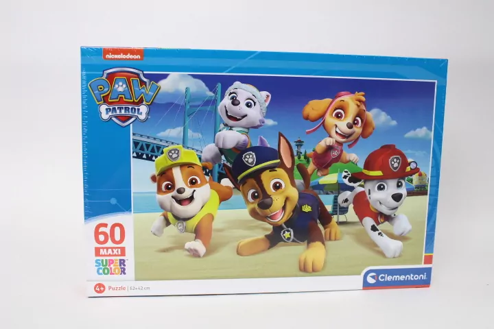 Clementoni. Puzzle 60. Paw Patrol. Maxi Super Kolor - tantis.pl