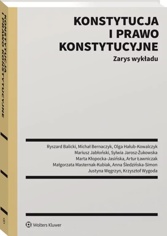 Konstytucja i prawo konstytucyjne. Zarys wykładu - tantis.pl