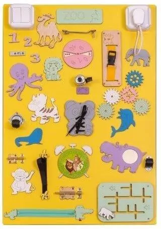 Tablica manipulacyjna rozkładana Zoo - tantis.pl