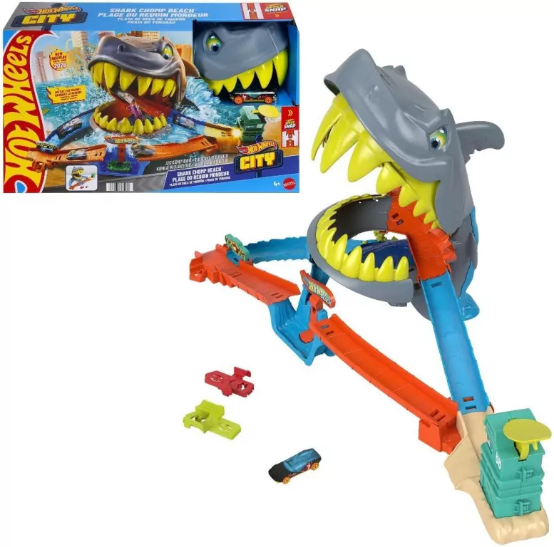 Tor Hot Wheels City Rekin Starcie na plaży - tantis.pl