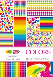 Blok A4/10 z motywami Colors Happy Color