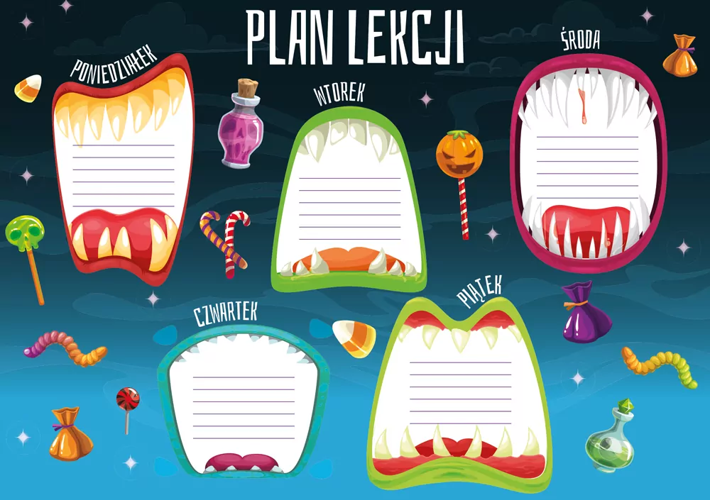 Plan lekcji A5. Wampiry - tantis.pl