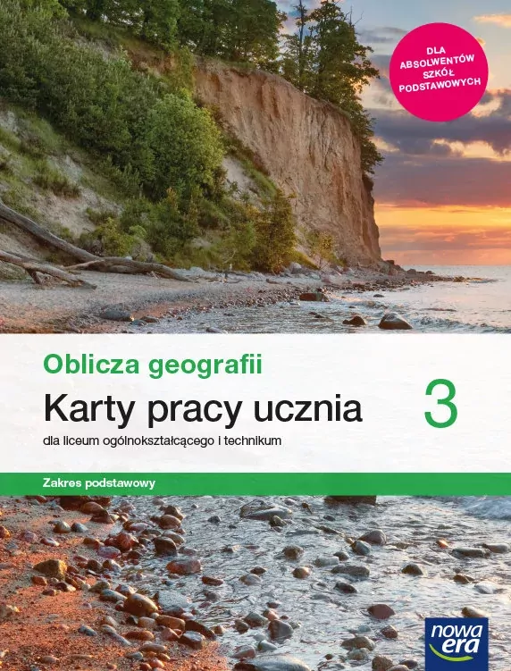 Oblicza geografii 3. Karty pracy. Liceum i technikum. Zakres podstawowy - tantis.pl
