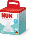 NUK. Smoczki do butelki. 2 sztuki. Z silikonowym smoczkiem - tantis.pl