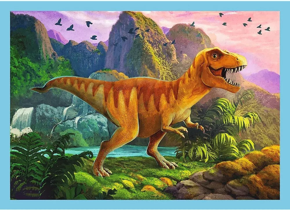 Puzzle 4 w 1 Wyjątkowe dinozaury - tantis.pl