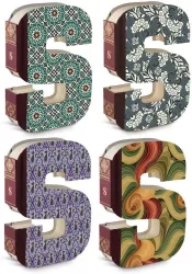 Alphabooks Notatnik litera - S