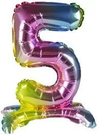 Balon foliowy stojący 5 40cm - tantis.pl