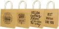 Torba prezentowa 21x25,5 Brown Craft mix - tantis.pl
