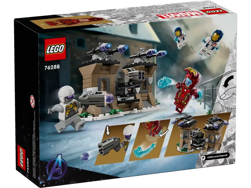 LEGO® Marvel. Iron Man i Iron Legion kontra żołnierz Hydry 76288 - tantis.pl