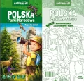 Polska Parki Narodowe - mapa + mega kolorowanka - tantis.pl