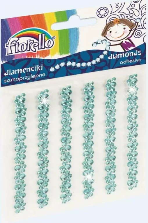 Diamenciki samoprzylepne. Niebieskie. - tantis.pl
