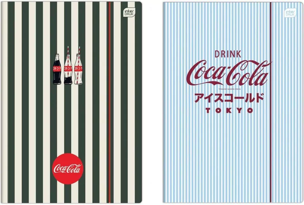 Teczka A4 z gumką Soft Touch Coca Cola - tantis.pl