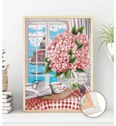 Malowanie po numerach. Poranek w Wenecji 40x50