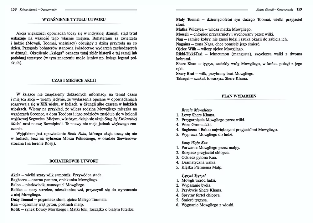 Księga dżungli. Lektura z opracowaniem - tantis.pl